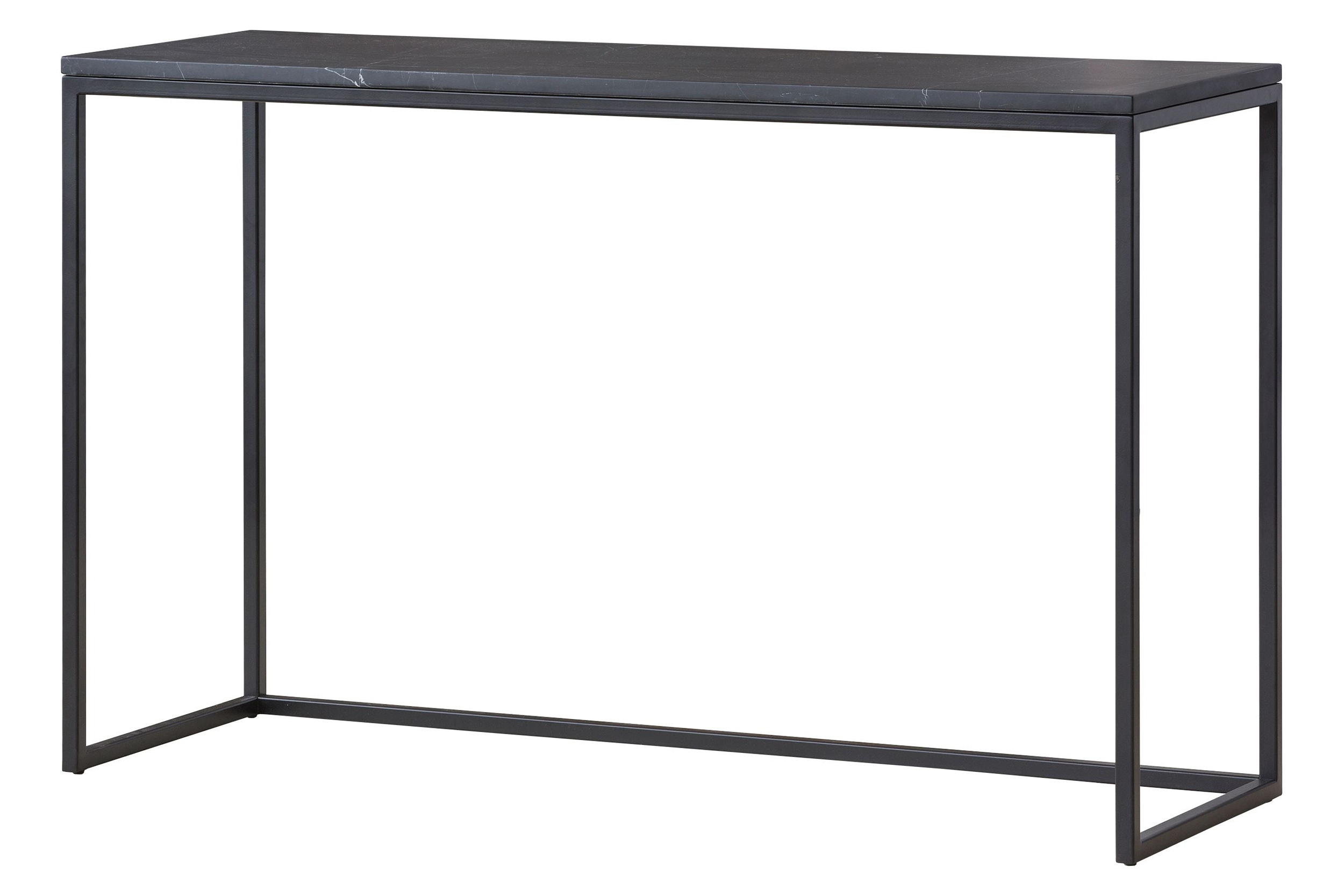 Mobital - Onix Sofa Table in Black Marquina Marble