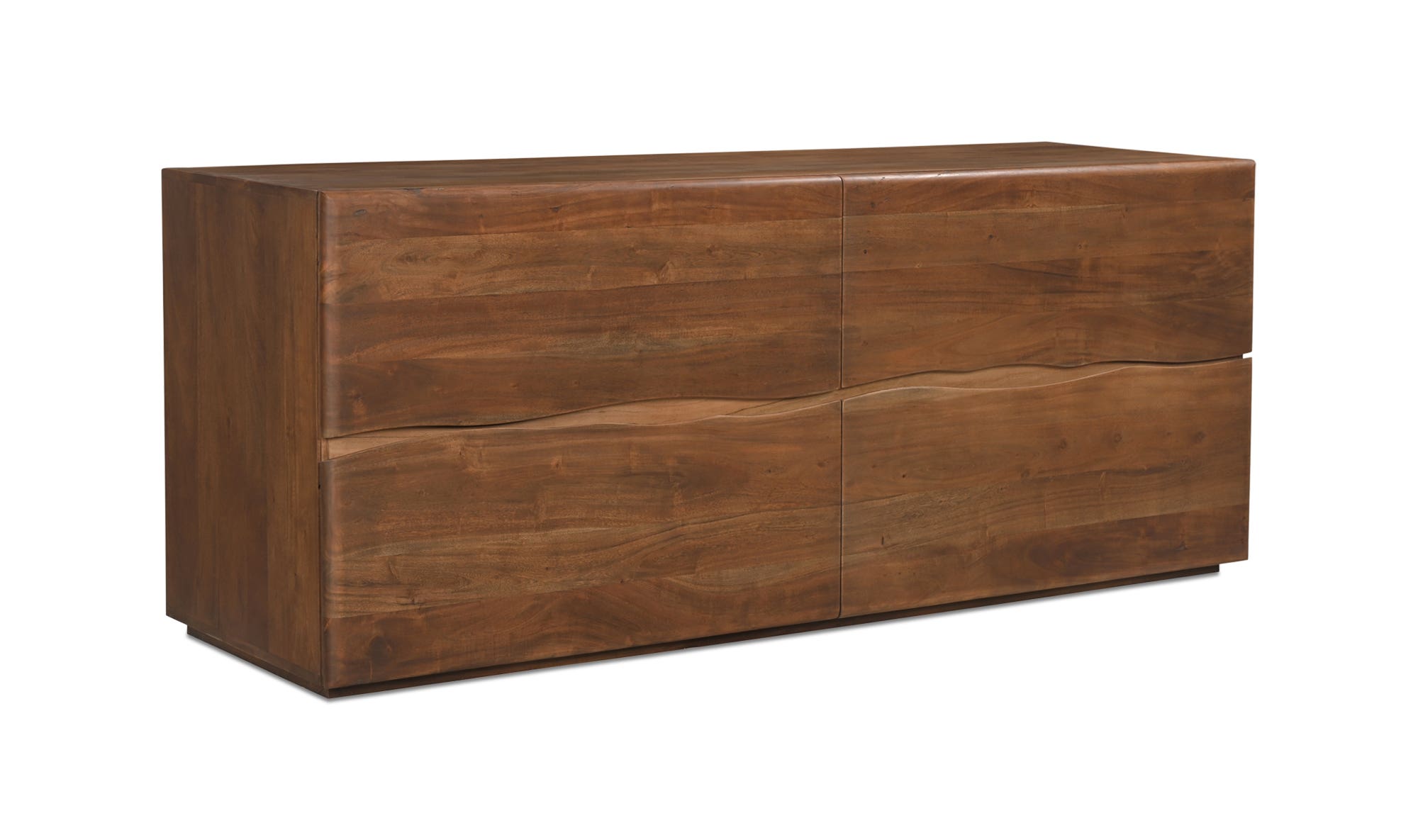 Moe's - Watson Contemporary 4 Drawers Dresser in Brown