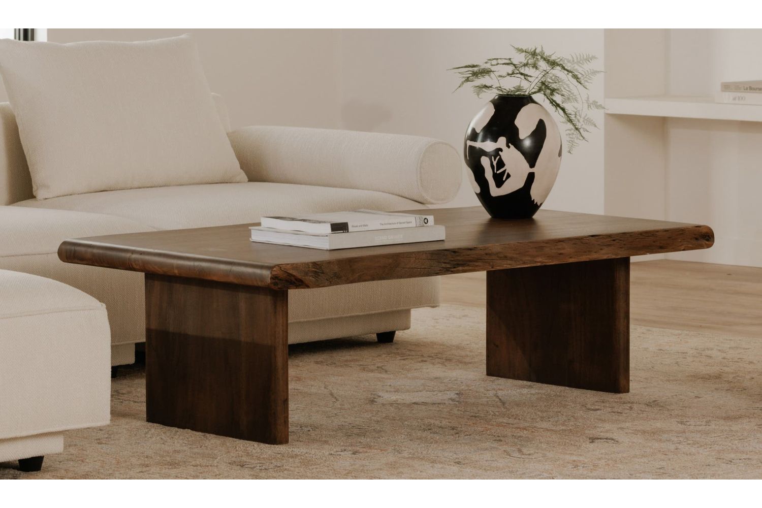 Moe's - Lila Modern Coffee Table in Brown