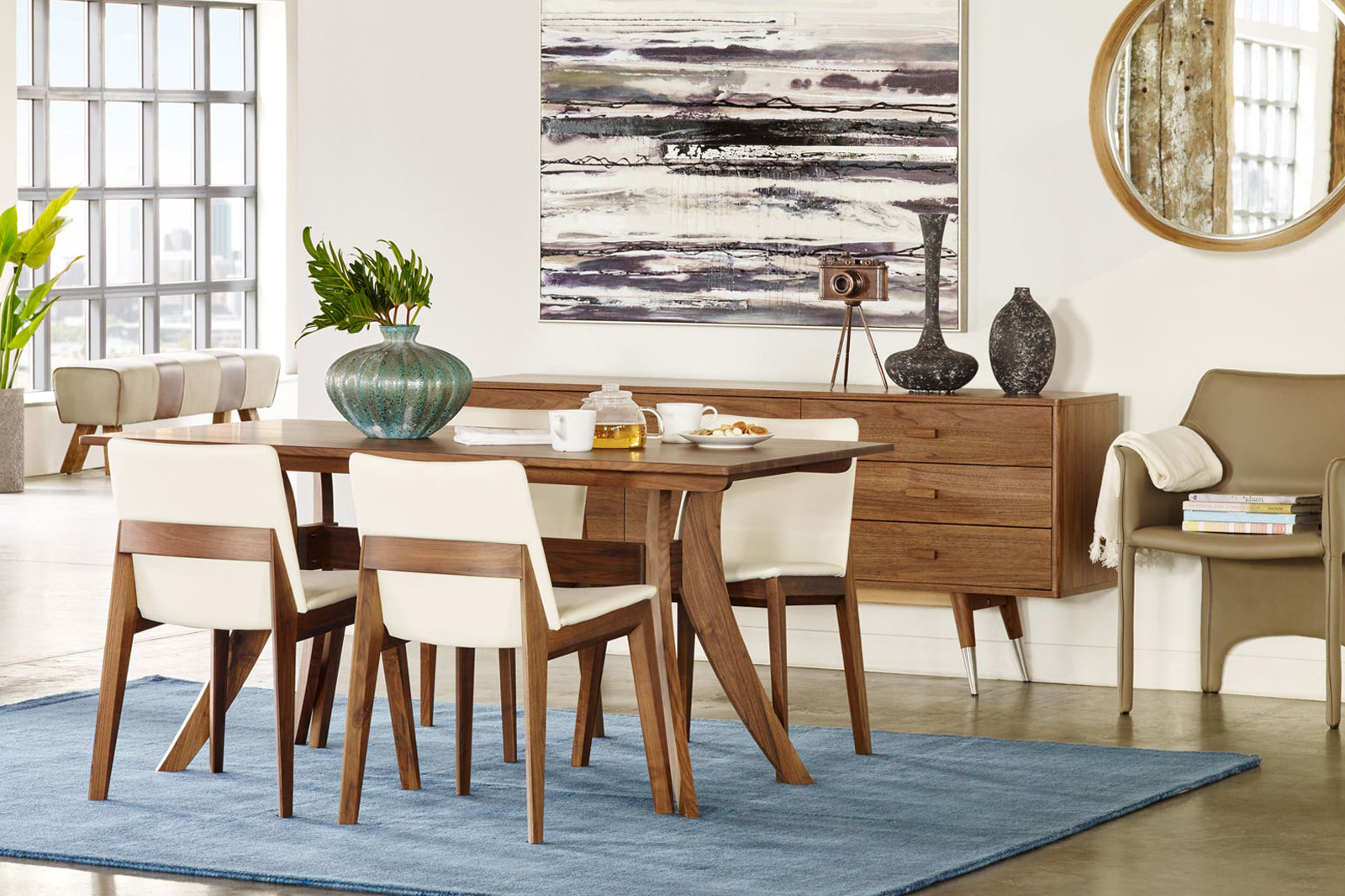 Moe's - Florence Dining Table in Brown