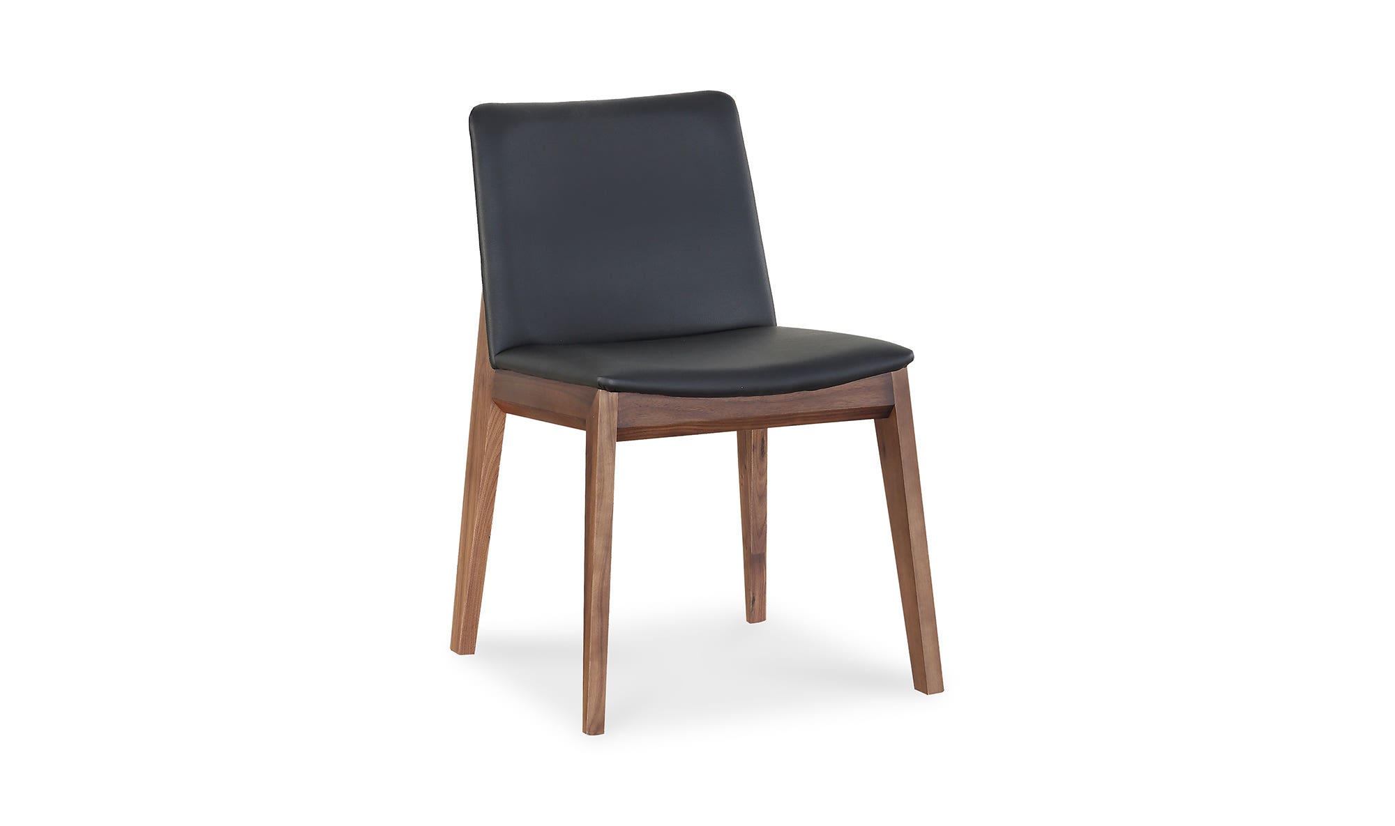 Moe's Deco Mid-Century Modern Dining Chair Set of 2 - Ebony