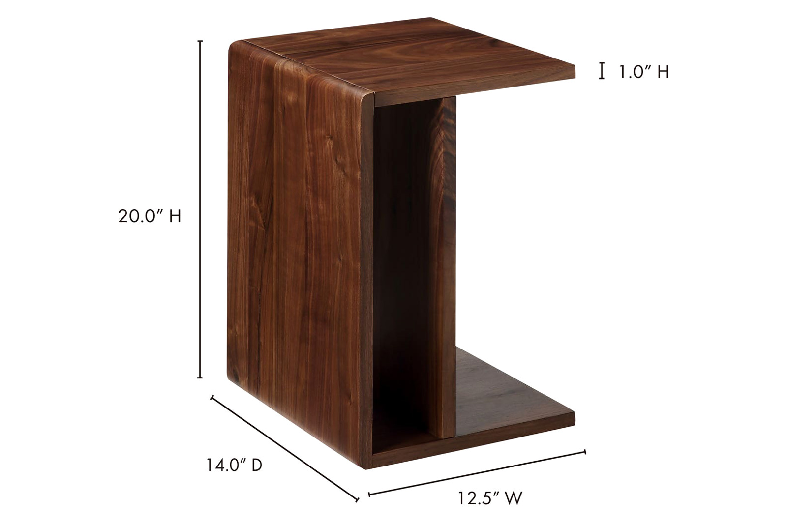 Moe's Hiroki Accent Table - Brown