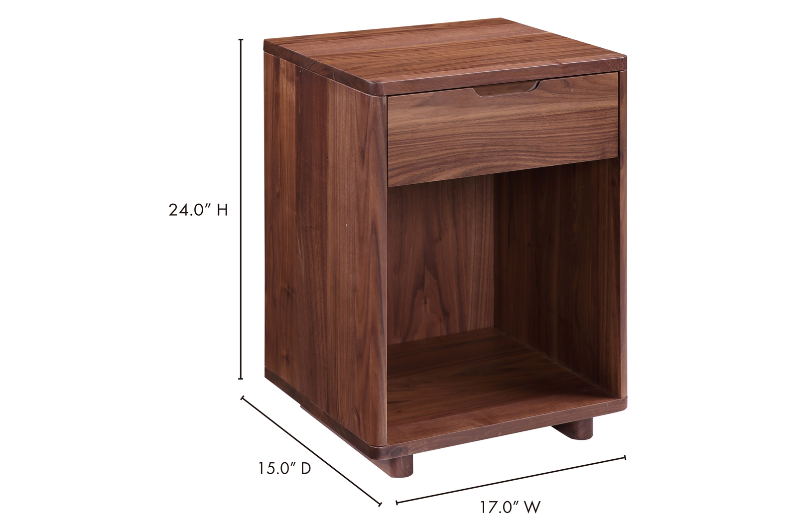 Moe's Osamu Nightstand - Brown