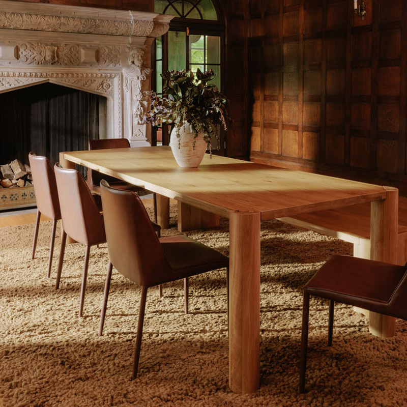 Moe's Post Dining Table - Natural, Large