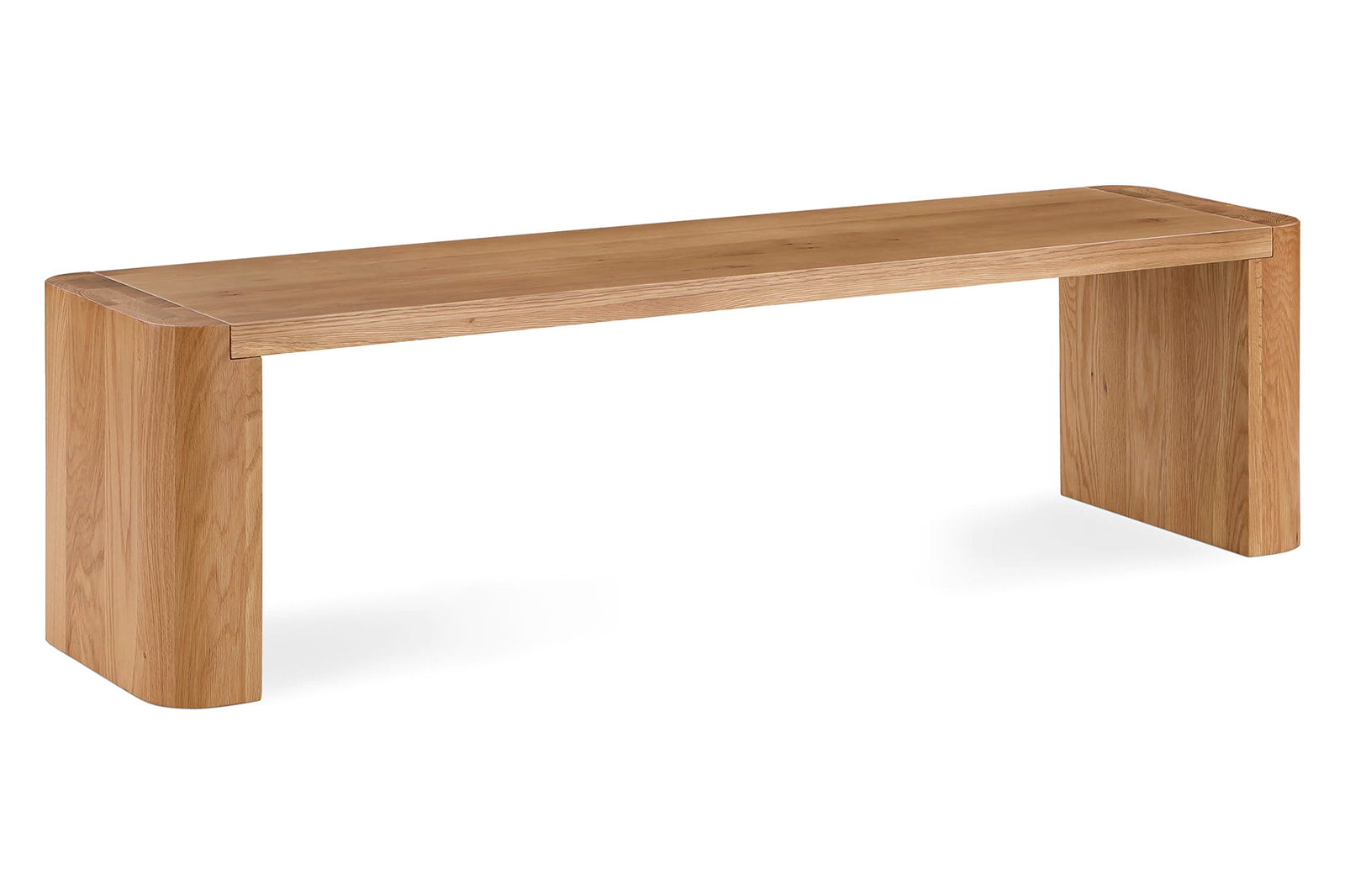 Moe's Post Dining Bench - Natural, Small