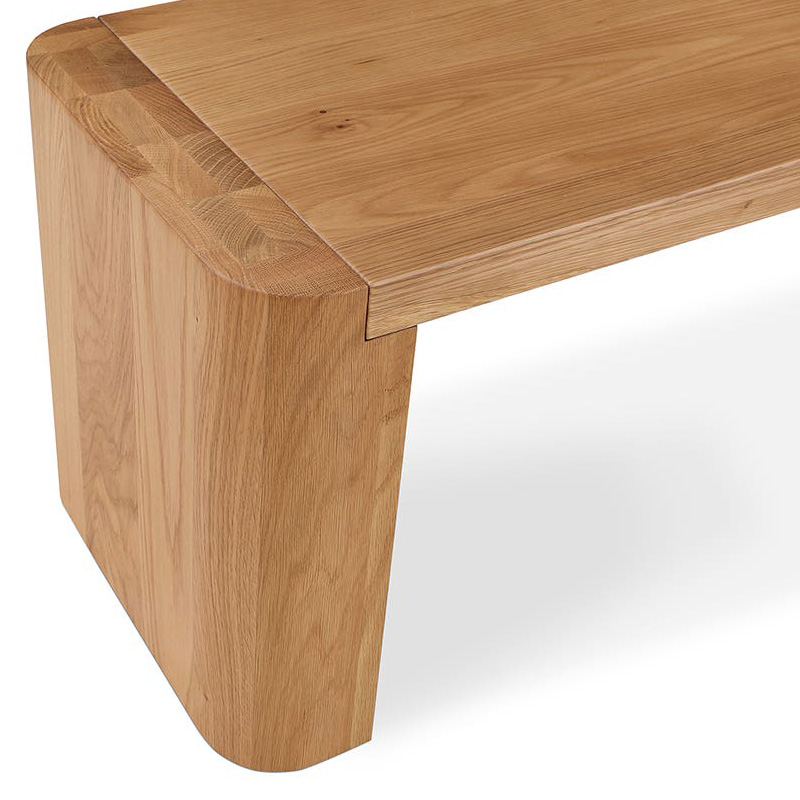 Moe's Post Dining Bench - Natural, Small