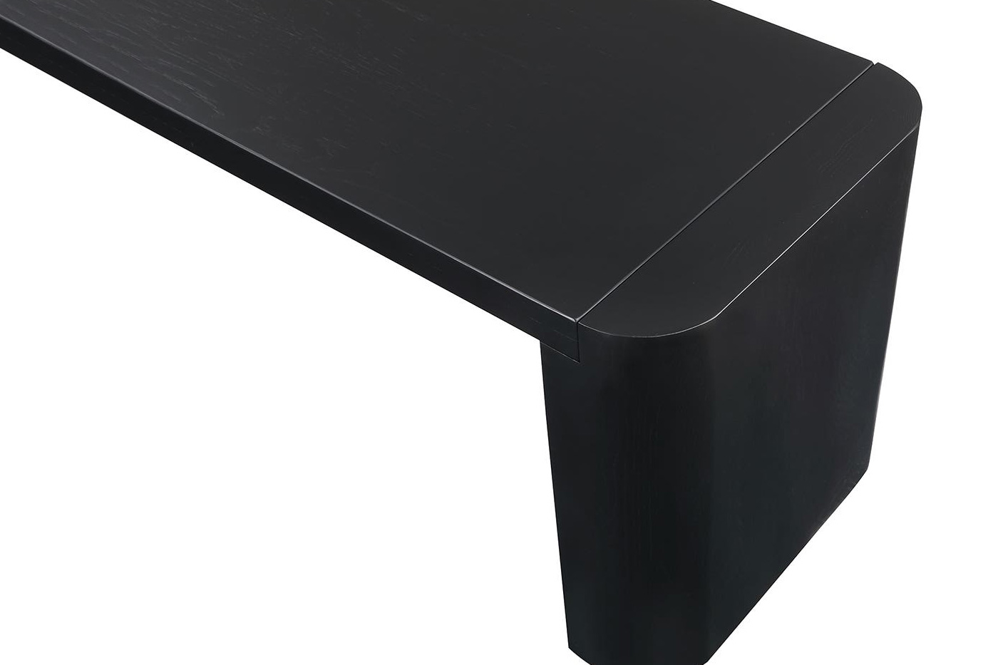 Moe's Post Dining Bench - Black, Large