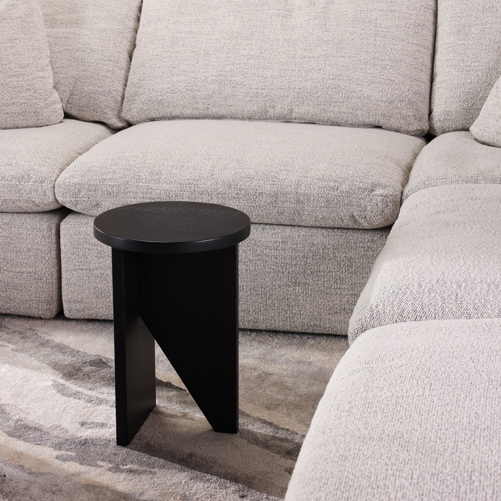 Moe's Grace Accent Table - Black Oak