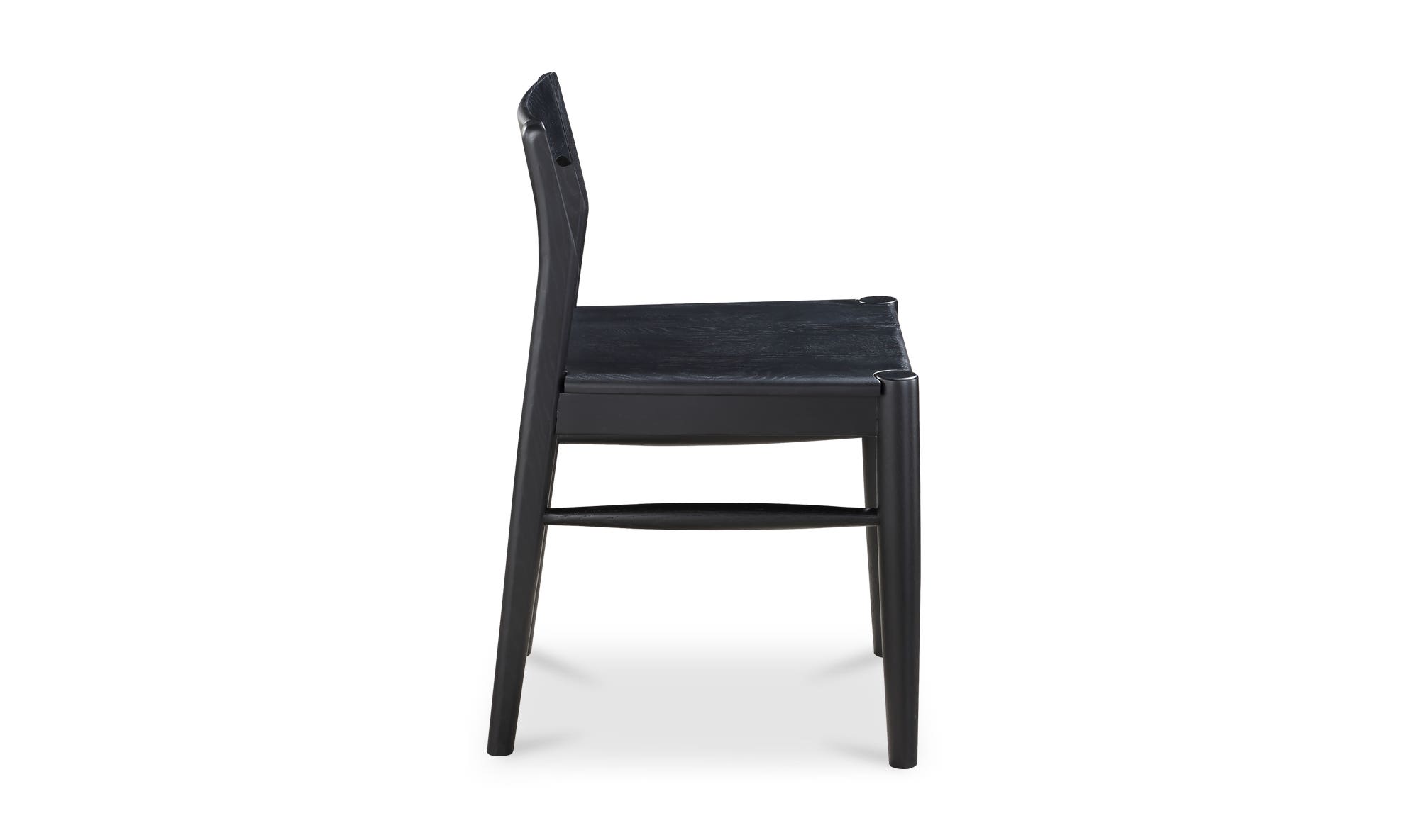 Moe's Owing Mid-Century Modern Dining Chair Set of 2 - Black