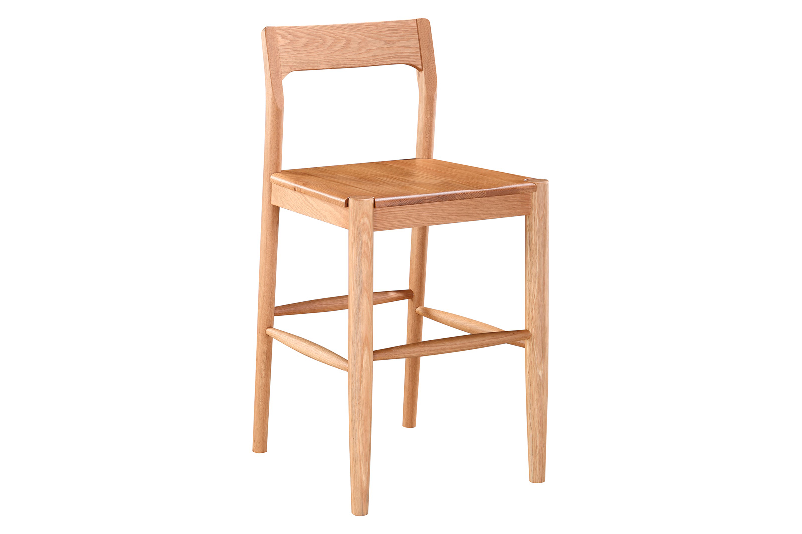 Moe's Owing Counter Stool - Natural Oak