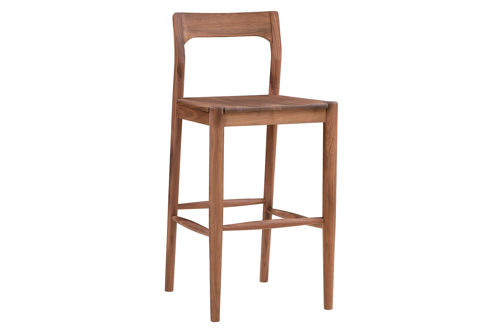 Moe's Owing Barstool - Walnut