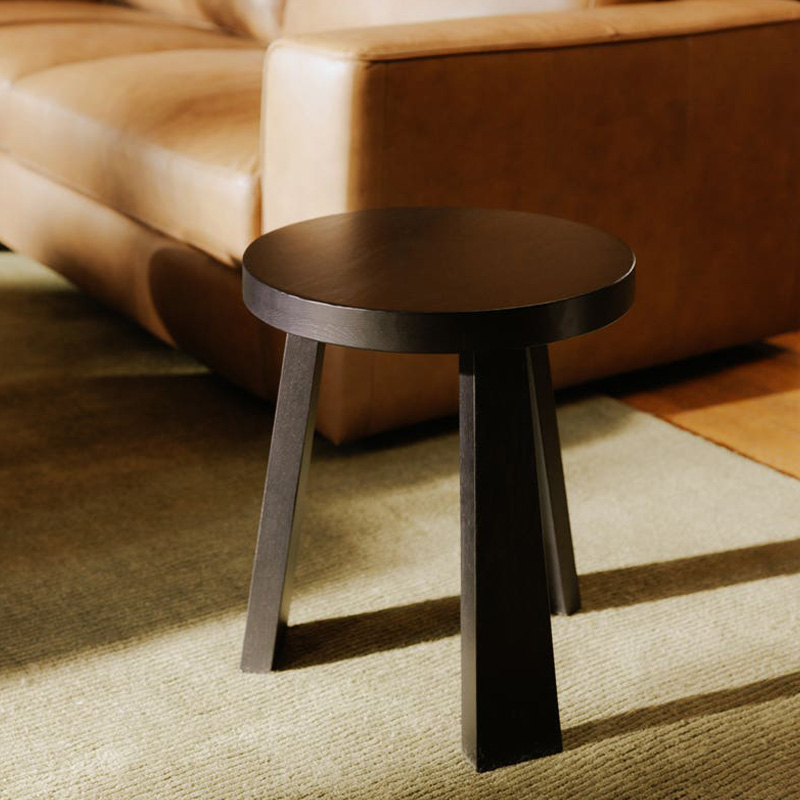 Moe's Lund Stool - Black Oak