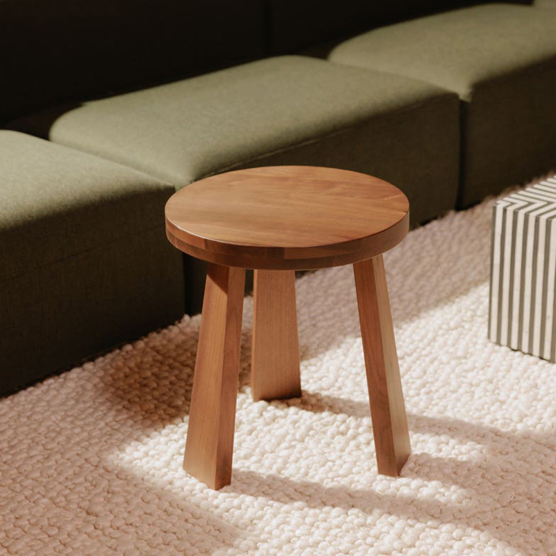 Moe's Lund Stool - Walnut