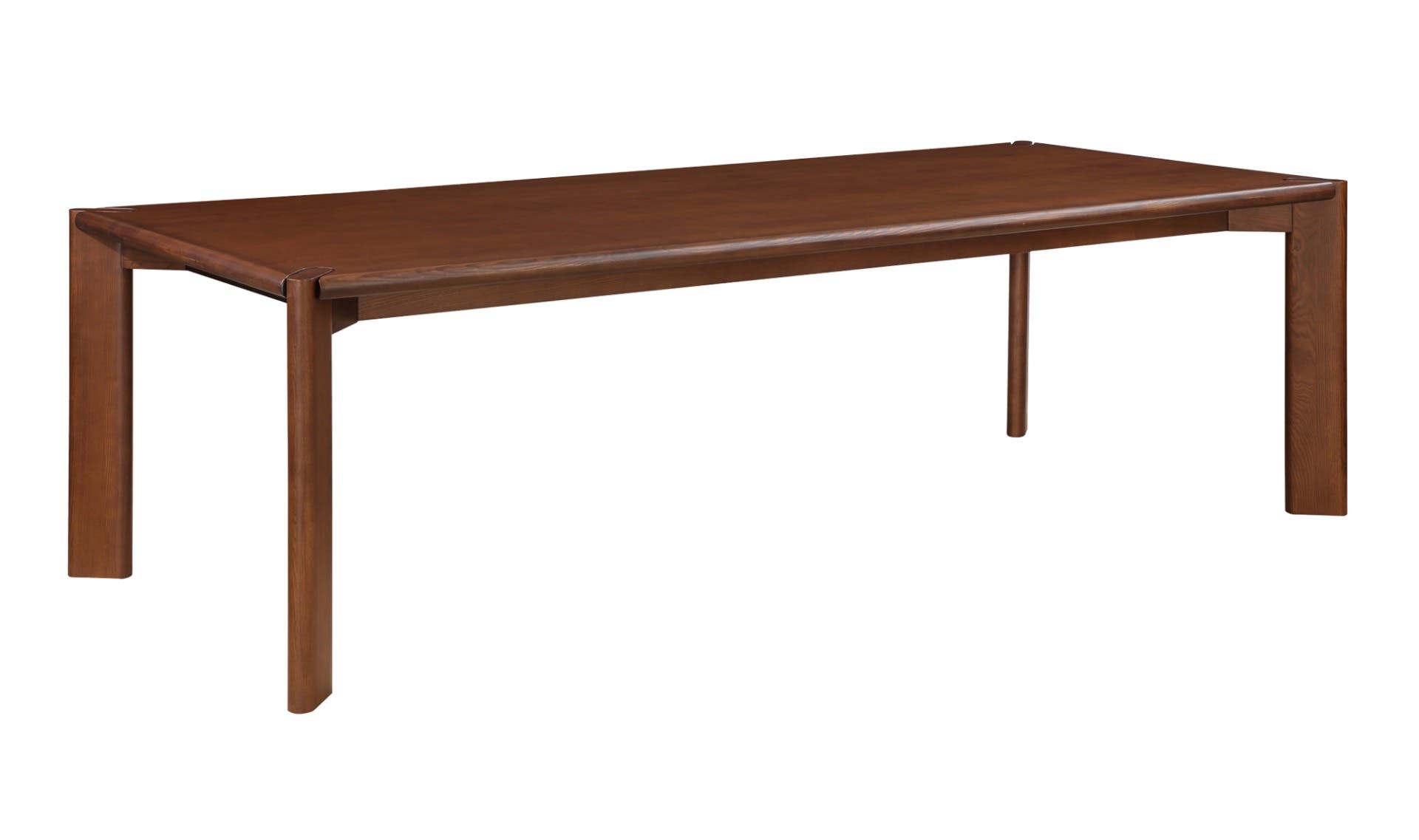 Moe's Daifuku Modern Rectangular Dining Table - Walnut Stained Ash, Large