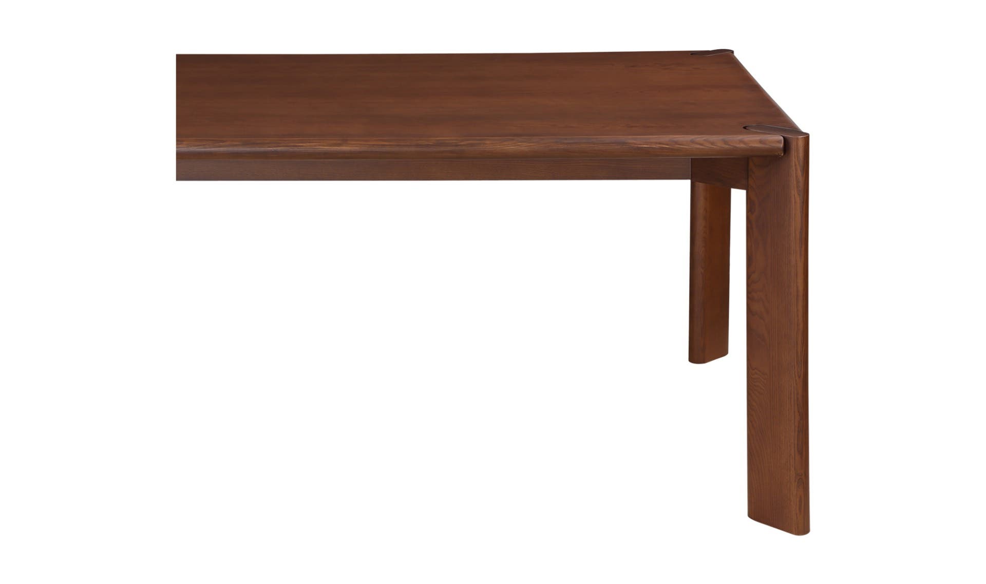 Moe's Daifuku Modern Rectangular Dining Table - Walnut Stained Ash, Large