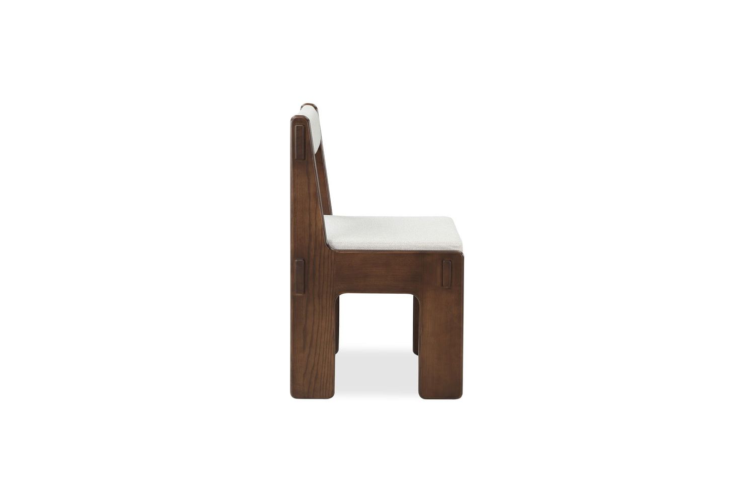 Moe's - Ashby Modern Dining Chair Set of 2 in Walnut Stained Ash