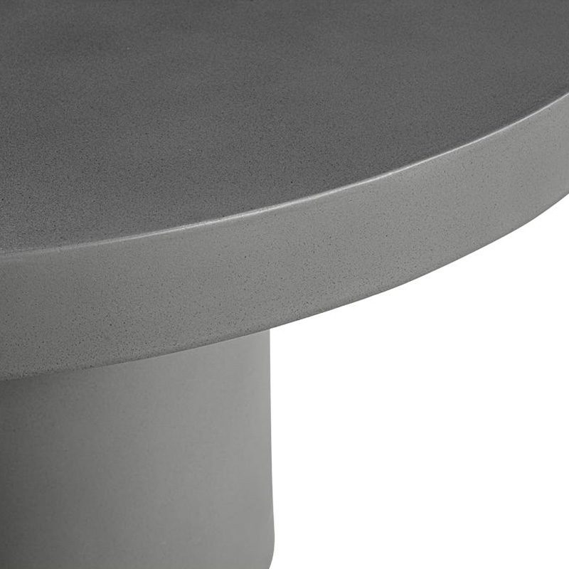 Moe's Cassius Round Outdoor Dining Table - Dark Gray