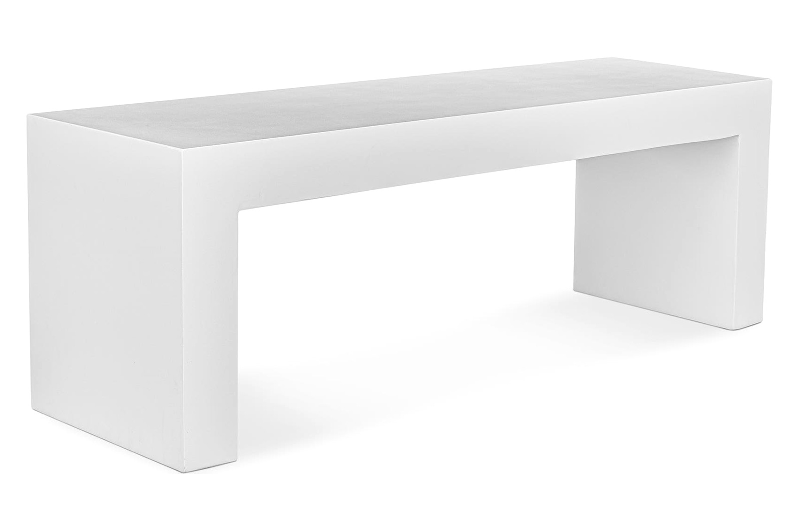 Moe's Lazarus Outdoor Bench - White