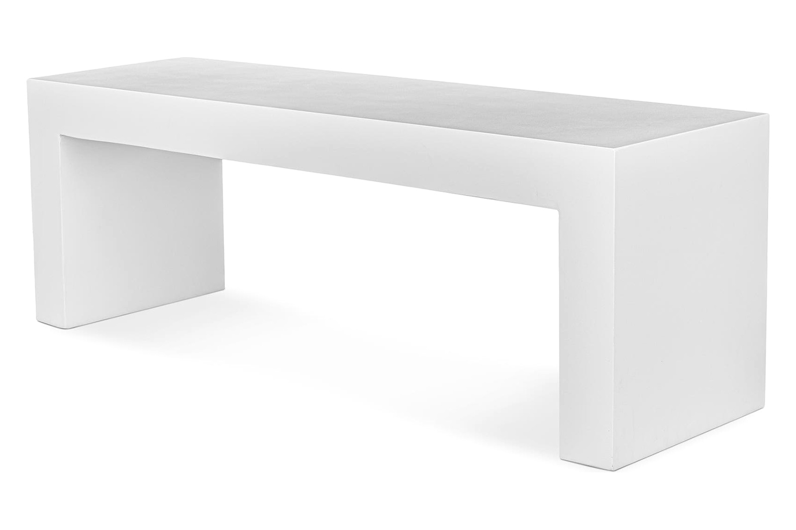 Moe's Lazarus Outdoor Bench - White