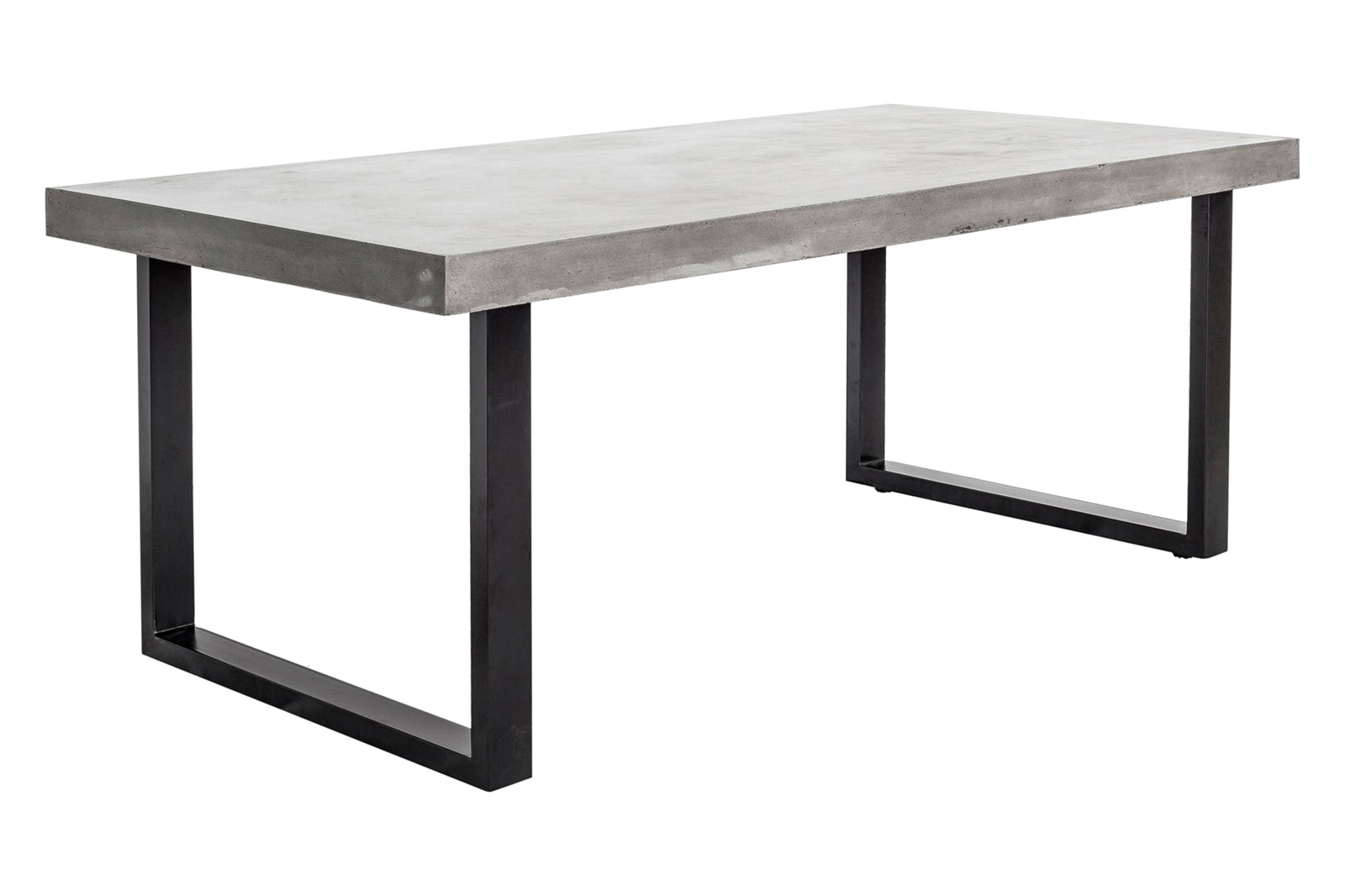 Moe's Jedrik Contemporary Rectangular Outdoor Dining Table - Dark Gray, Large