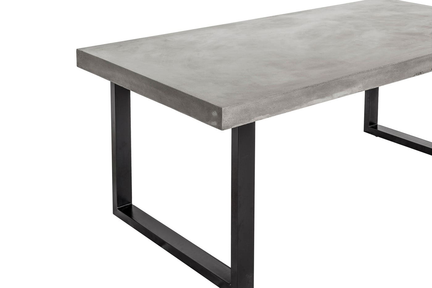 Moe's Jedrik Contemporary Rectangular Outdoor Dining Table - Dark Gray, Large