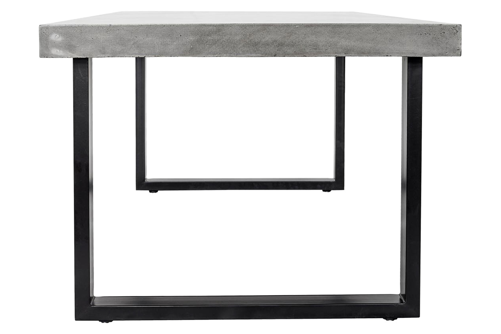 Moe's Jedrik Contemporary Rectangular Outdoor Dining Table - Dark Gray, Large