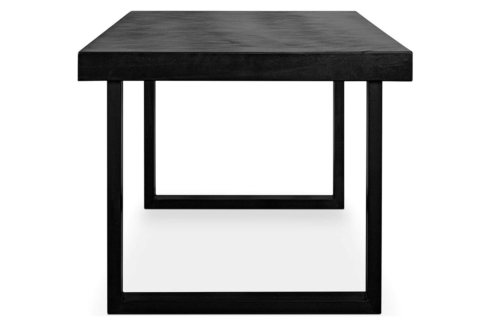 Moe's Jedrik Contemporary Rectangular Outdoor Dining Table - Black, Small