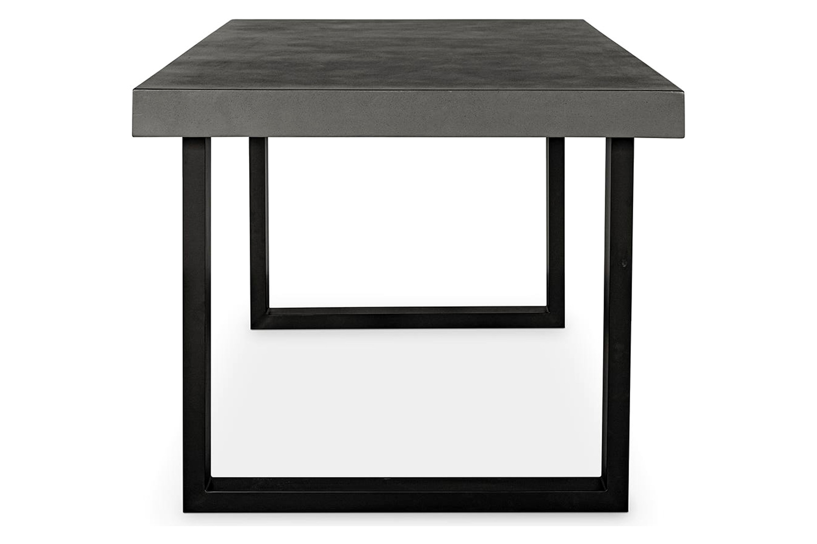 Moe's Jedrik Contemporary Rectangular Outdoor Dining Table - Dark Gray, Small