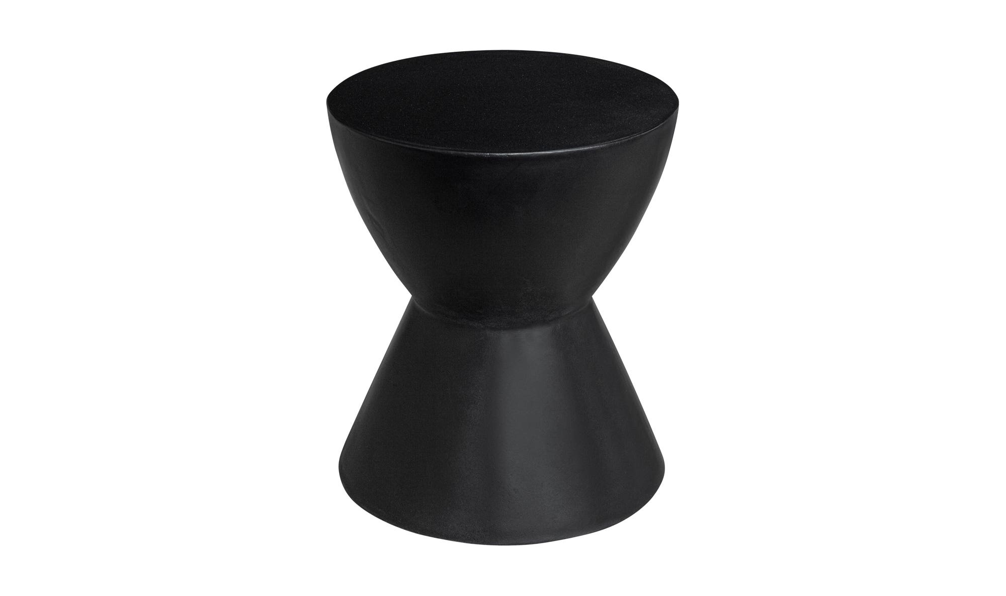 Moe's Hourglass Outdoor Stool - Black