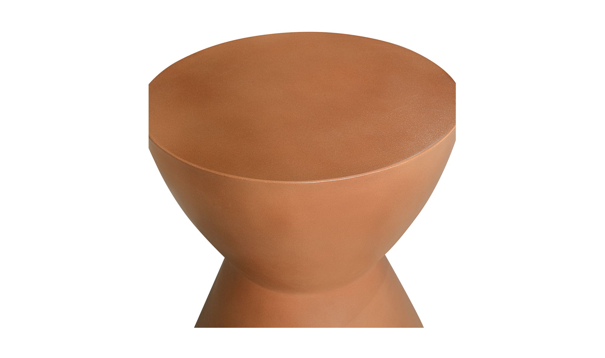 Moe's Hourglass Outdoor Stool - Terracotta