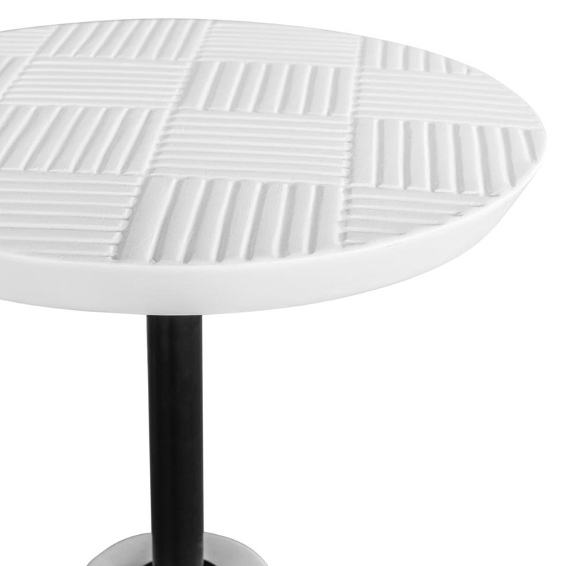 Moe's Foundation Outdoor Accent Table - White