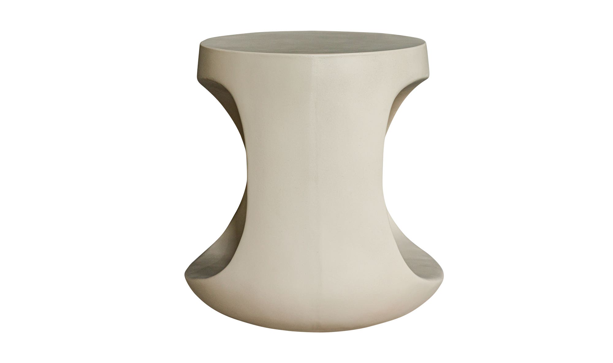 Moe's Rothko Outdoor Stool - Cream