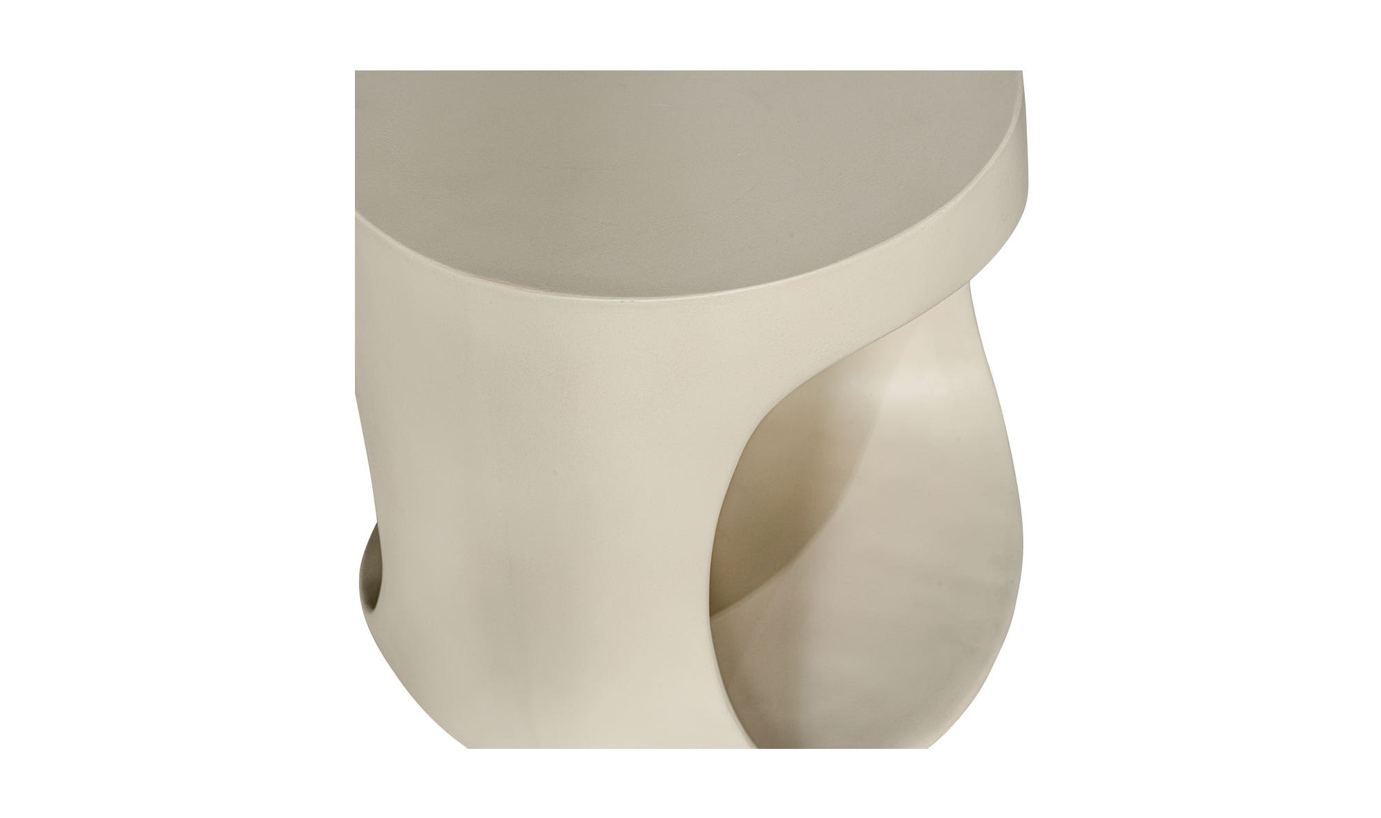 Moe's Rothko Outdoor Stool - Cream