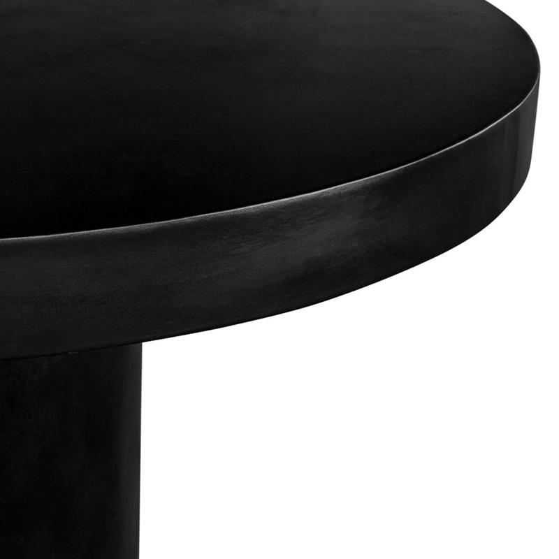 Moe's Cassius Round Outdoor Dining Table - Black