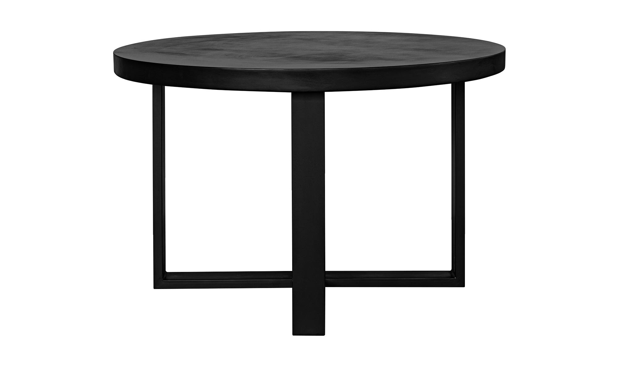 Moe's Jedrik Contemporary Round Outdoor Dining Table - Black, Small