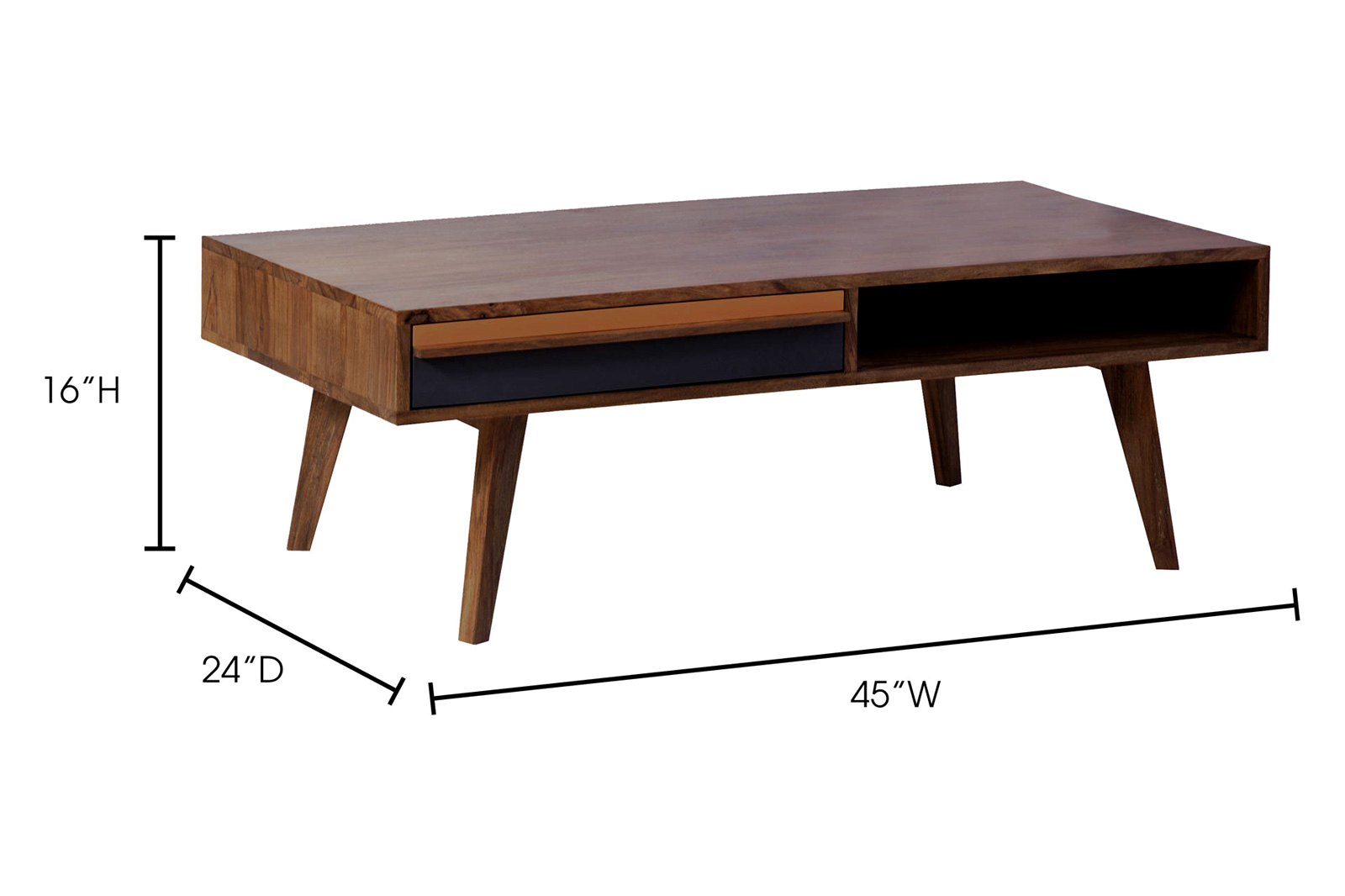 Moe's - Bliss Coffee Table in Brown