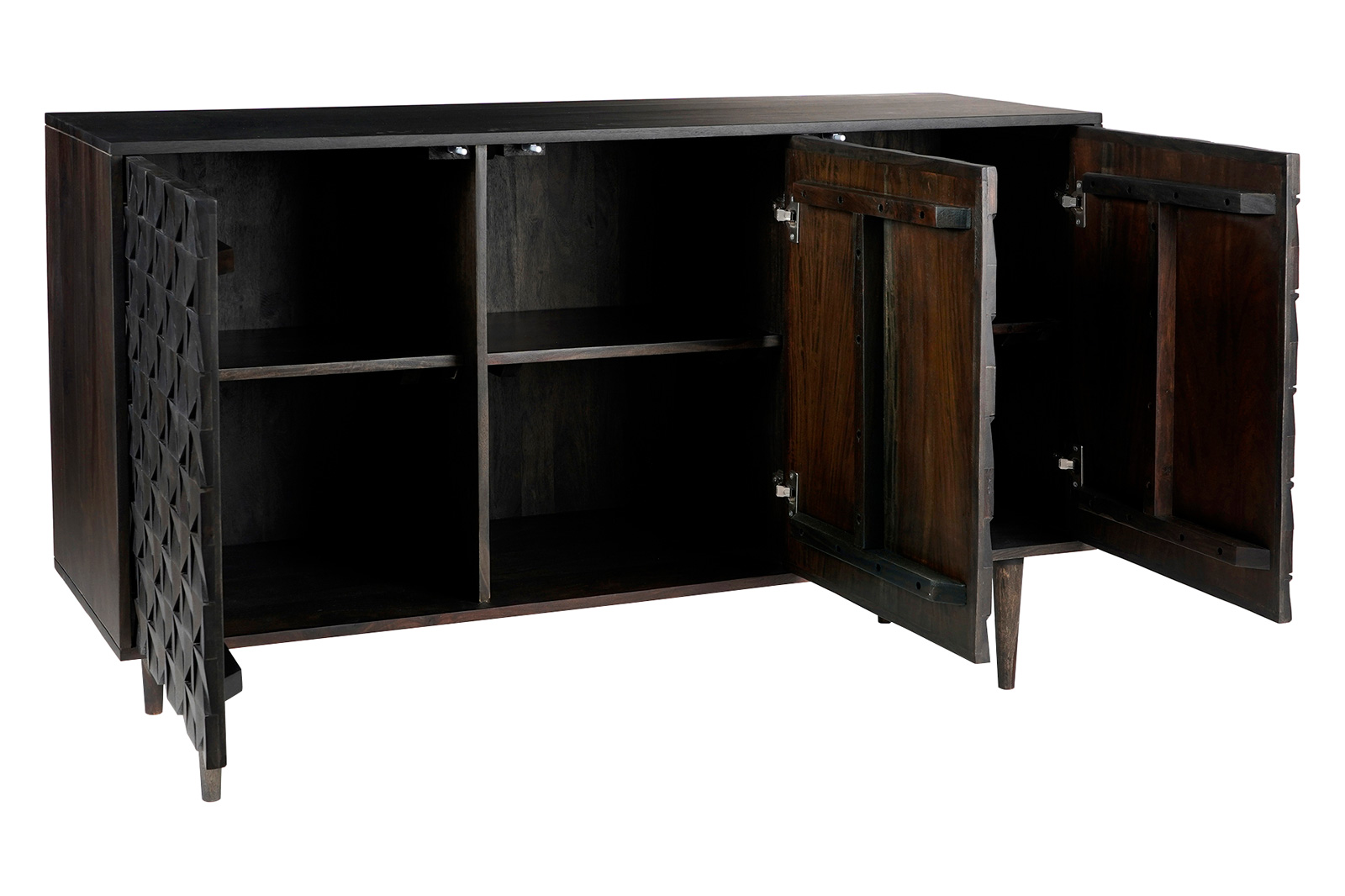 Moe's Pablo 3 Door Sideboard - Black