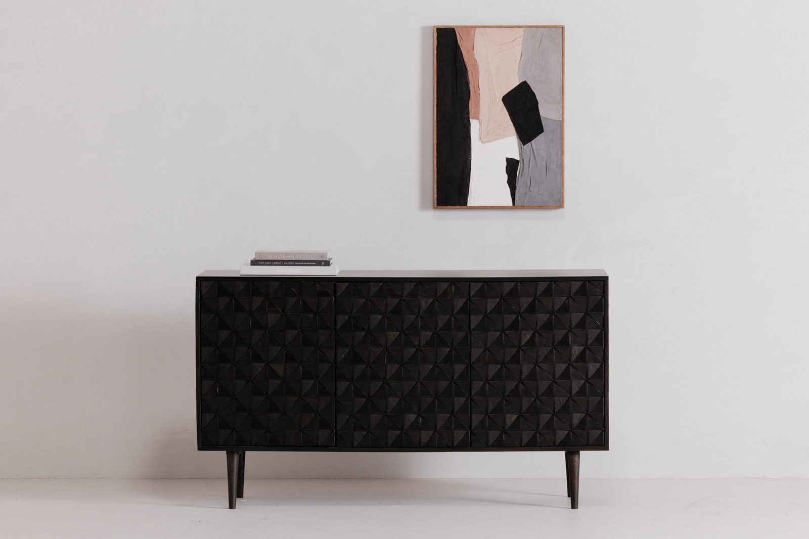 Moe's Pablo 3 Door Sideboard - Black