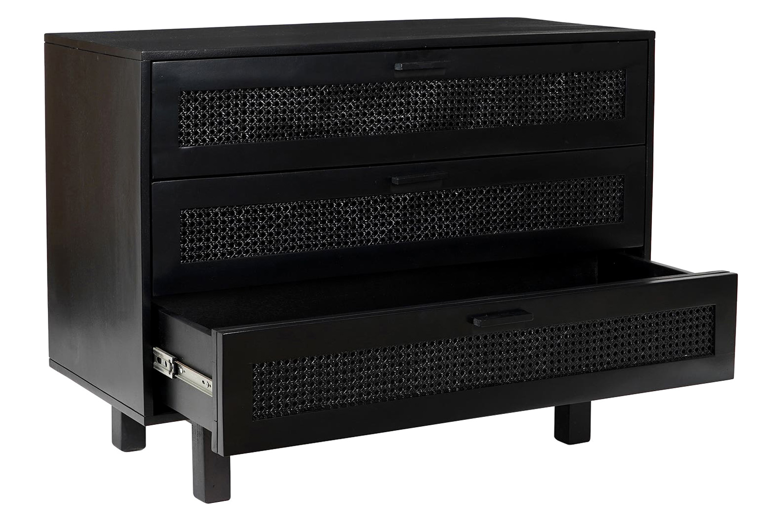 Moe's Ashton 3 Drawer Chest - Black