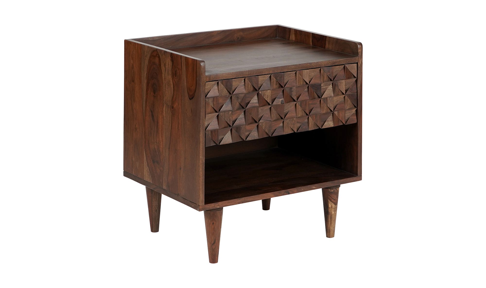 Moe's Pablo Mid-Century Modern Nightstand - Brown