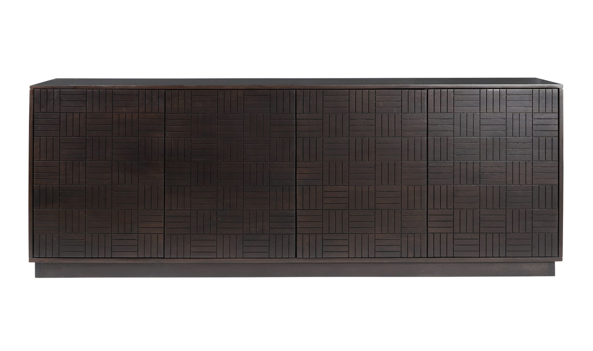 Moe's - Denman Mid-Century Modern Sideboard in Dark Brown