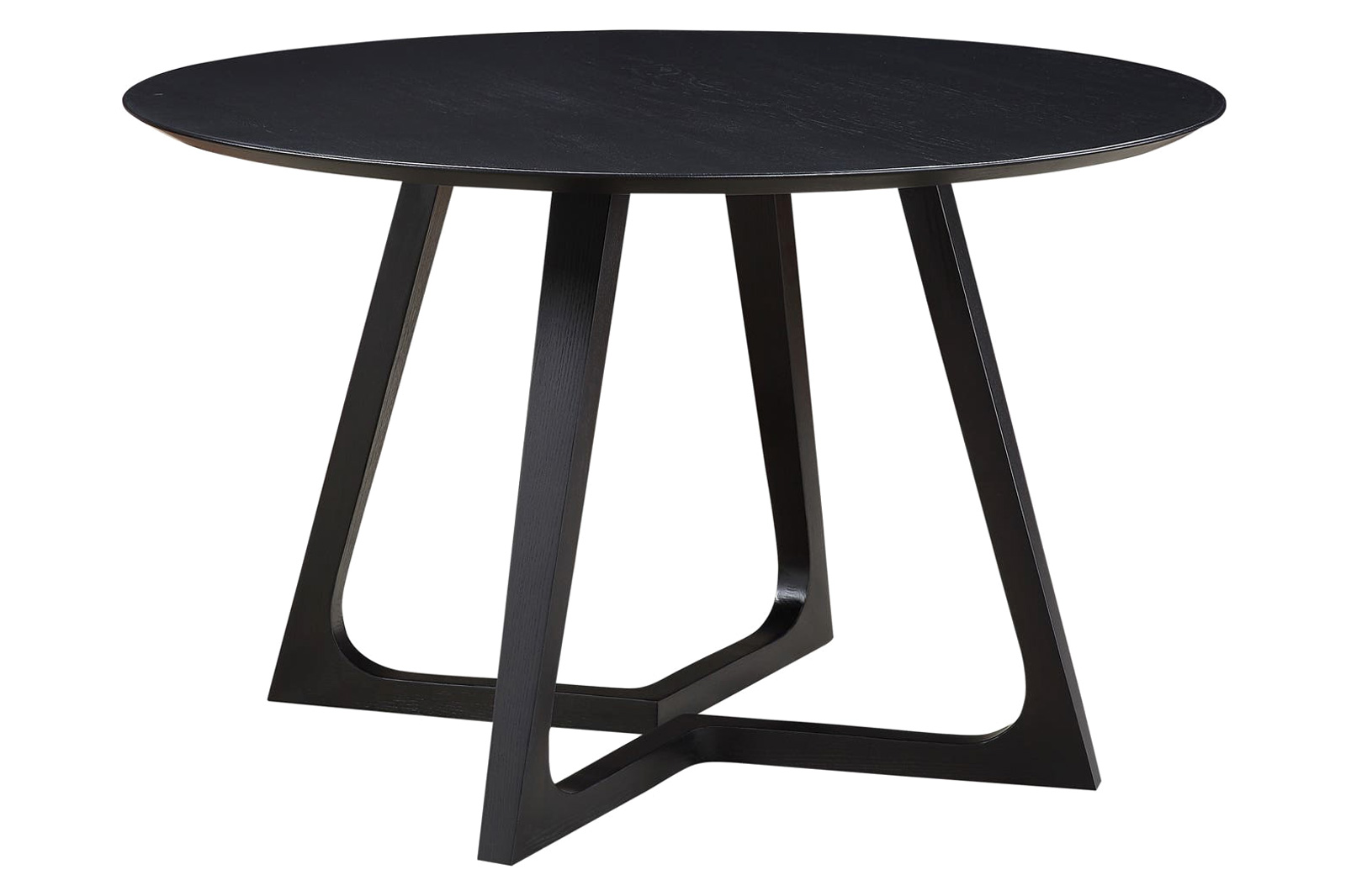 Moe's Godenza Mid-Century Modern Round Dining Table - Black