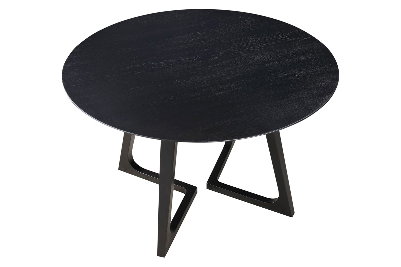 Moe's Godenza Mid-Century Modern Round Dining Table - Black