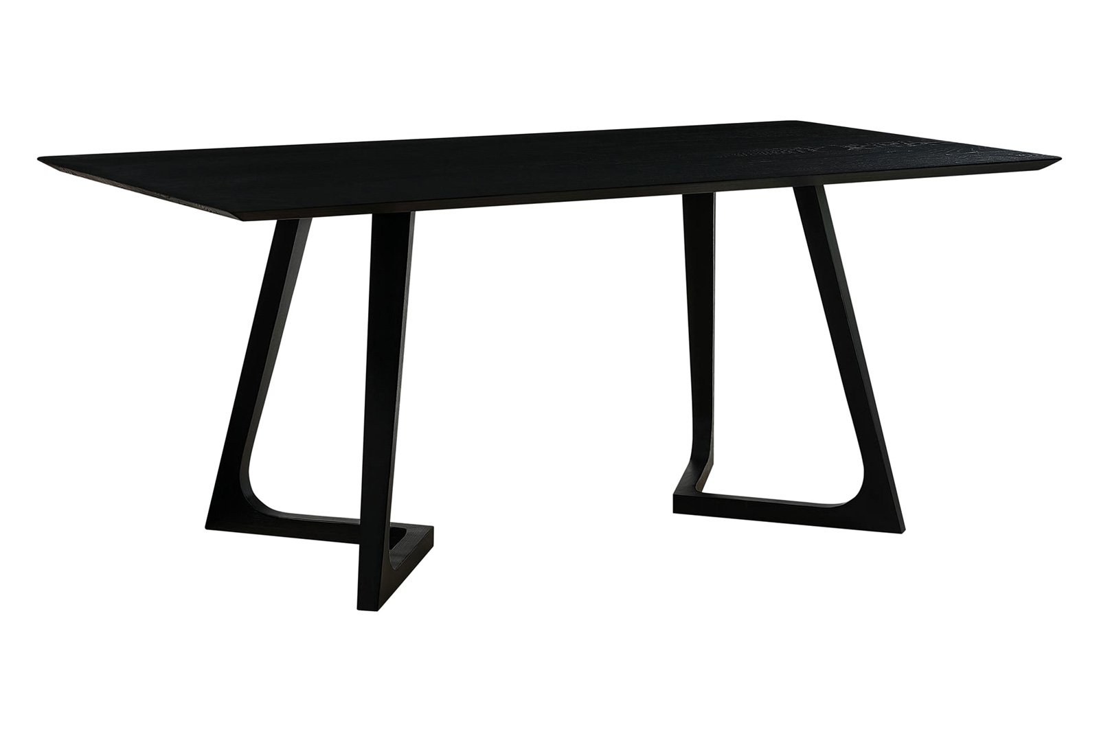 Moe's Godenza Mid-Century Modern Rectangular Dining Table - Black