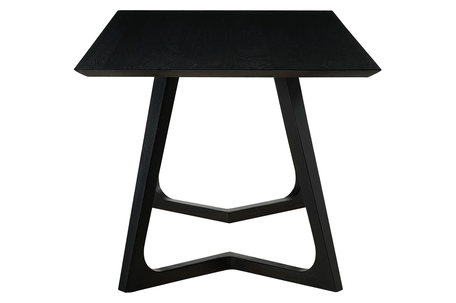 Moe's Godenza Mid-Century Modern Rectangular Dining Table - Black