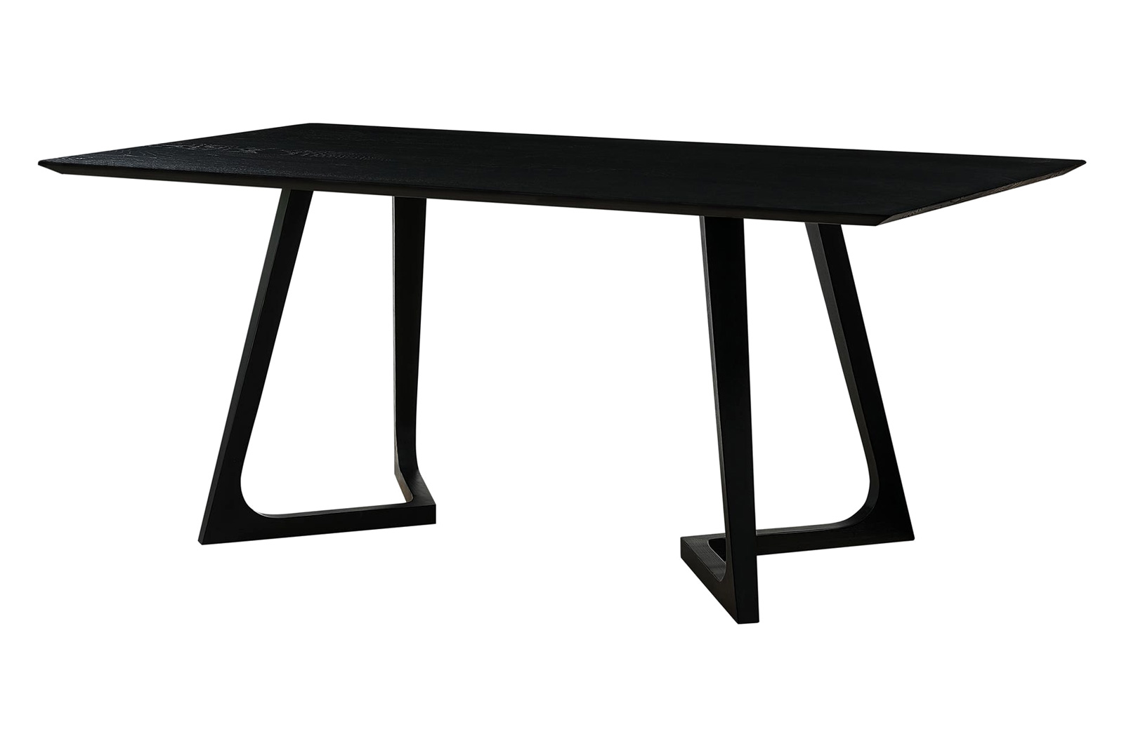 Moe's Godenza Mid-Century Modern Rectangular Dining Table - Black