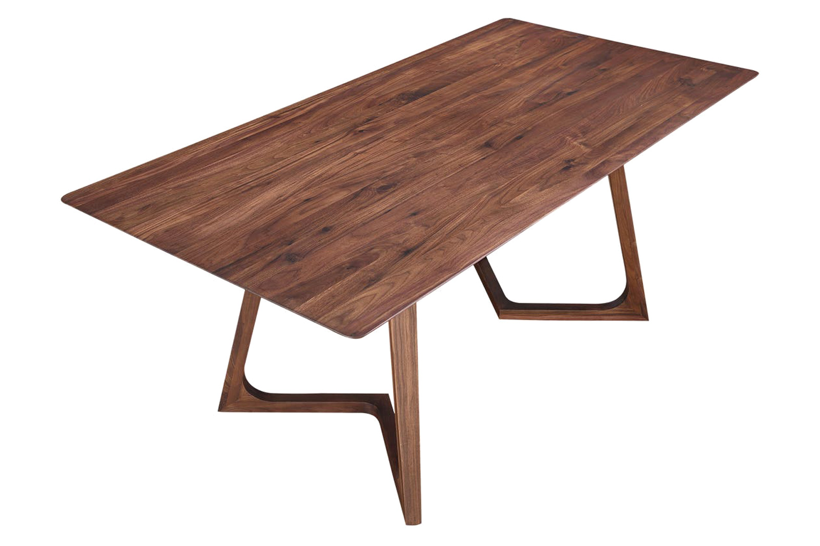 Moe's Godenza Mid-Century Modern Rectangular Dining Table - Brown