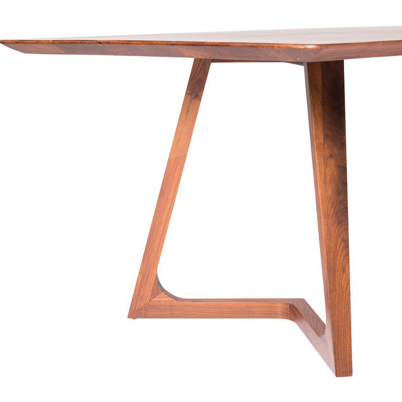 Moe's Godenza Mid-Century Modern Rectangular Dining Table - Brown