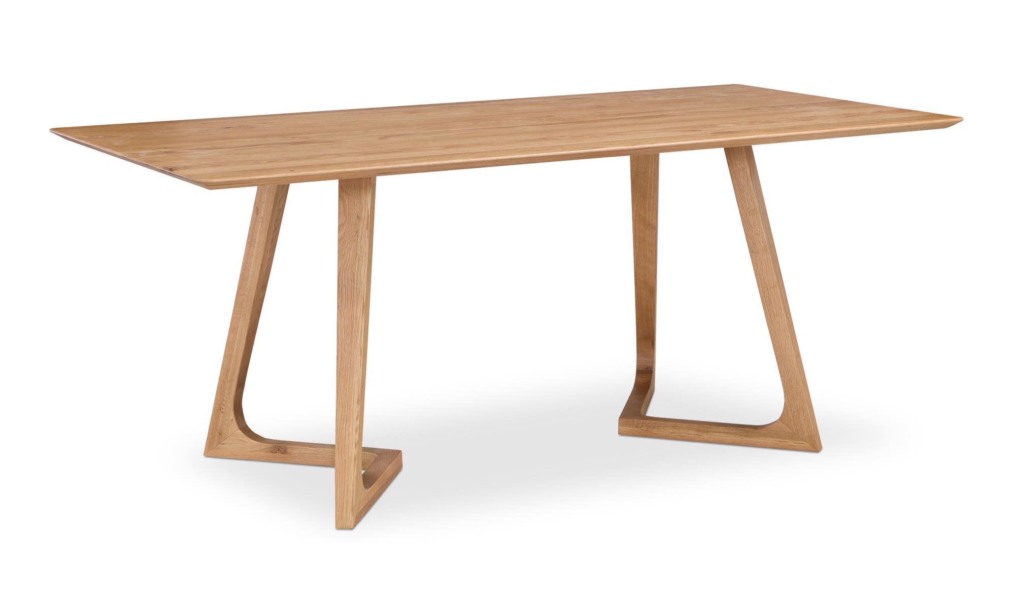 Moe's Godenza Mid-Century Modern Rectangular Dining Table - Oak