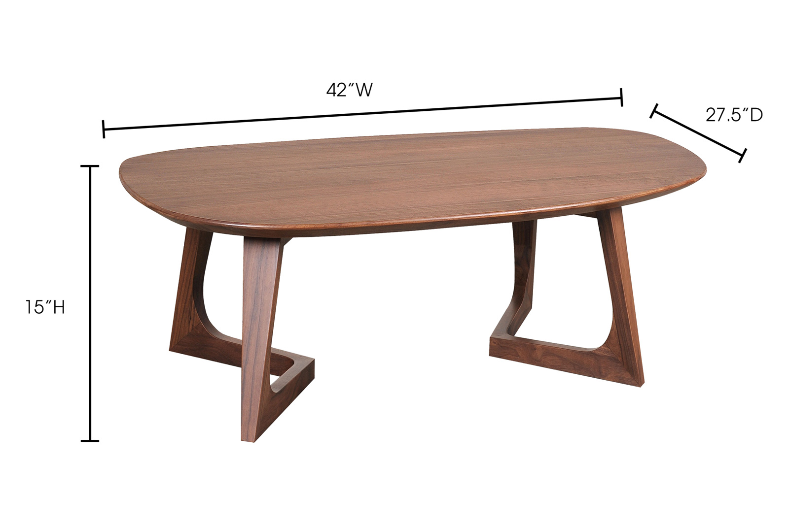 Moe's Godenza Coffee Table - Brown